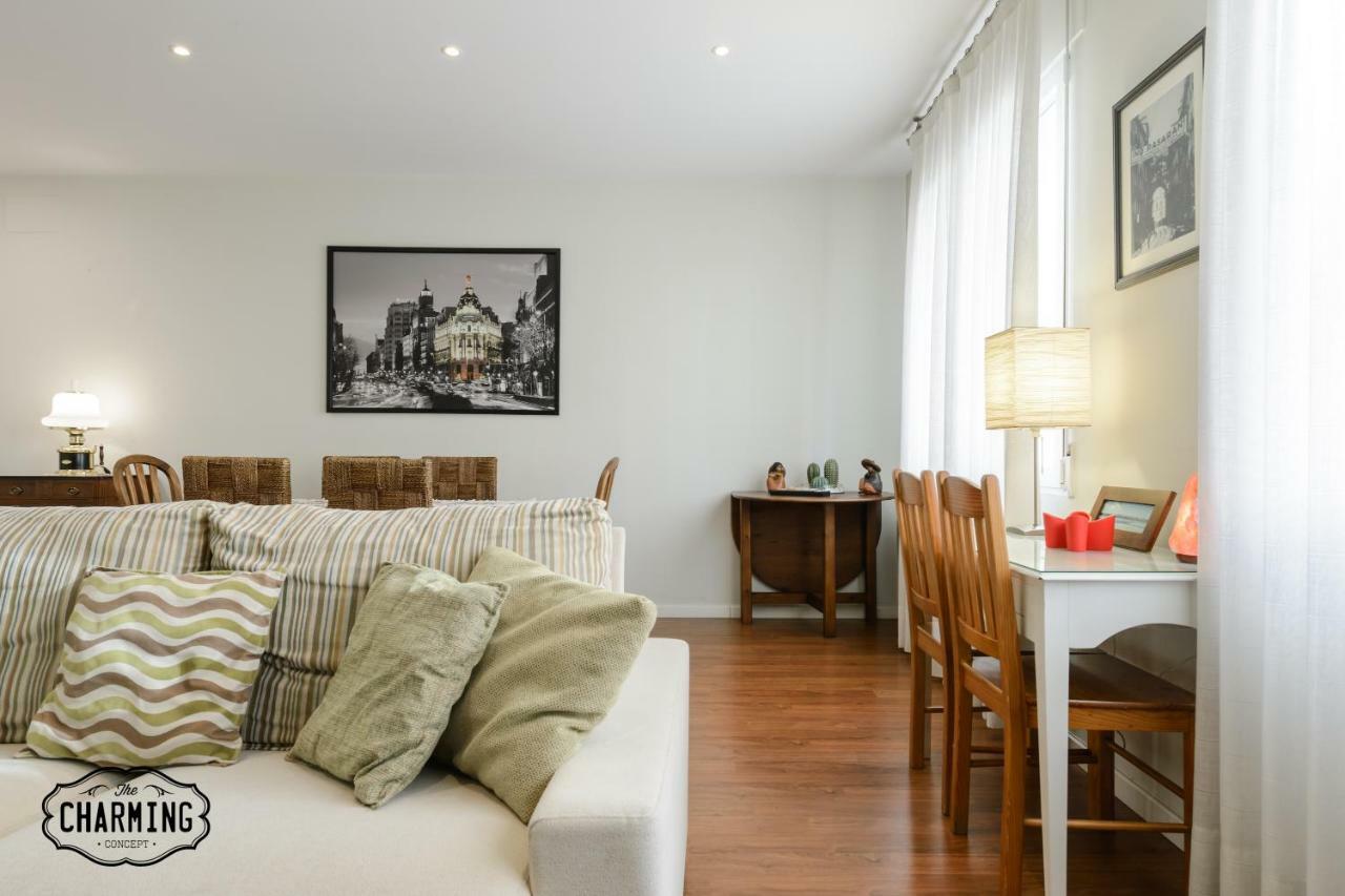 Appartamento Charming Retiro Madrid Esterno foto